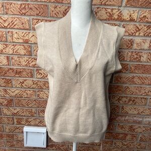 J.Ing beige sweater vest